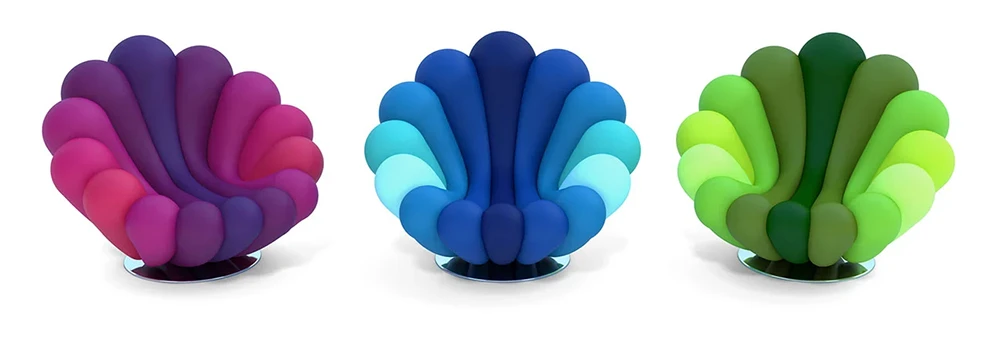 Anémone de Zema pour Giovannetti : le fauteuil sculptural qui transforme le design en émotion